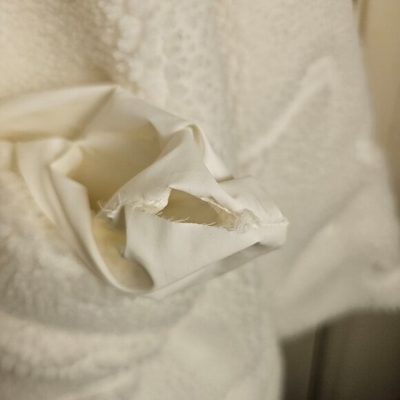 Nike Sportswear Icon Clash Long Sherpa Jacket White NWT Women's Size M - Picture 9 of 14